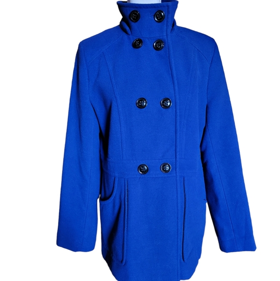 Metaphor Women's Coat with Removable Hood Blue Size L - Picture 1 of 12